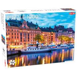 PROMO Puzzle 1000el Around the World, Northern Stars: Stockholm, Old Town Pier TACTIC (56678 TACTIC)