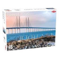 PROMO Puzzle 1000 el. Around the World Northern Stars Öresund Bridge (56683 TACTIC) - 1