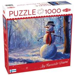 PROMO Puzzle 1000el Happy Snowman (59222 TACTIC) - 1