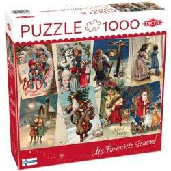 PROMO Puzzle 1000el Vitage Christmas Cards (59223 TACTIC)