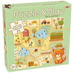 PROMO Moje pierwsze puzzle i zabawa: Kot na farmie 59353 (59353 TACTIC) - 1