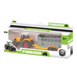 FARMA Traktor metalowy z przyczepą w pudełku (130-02242) - 1