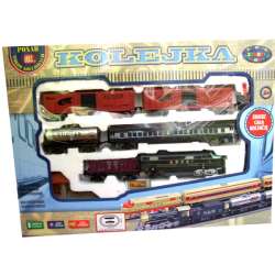 KOLEJKA INT'L ELEKTROWÓZ OSOBOWO-TOWAROWA +DŹWIĘKI 40cm (262392) - 6