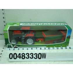TRAKTOR Z PRZYCZEPĄ SKRĘTNE KOŁA, OTWIERANA MASKA pudełk (483330) - 6