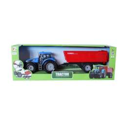 Traktor plastikowy z przyczepą w pud. (6901440103655) - 1