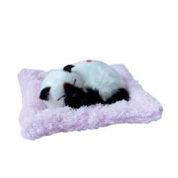 Śpiący kotek na poduszce - biało czarny (6901440107103) - 1