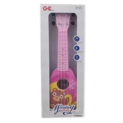 Gitara strunowa różowa w pudełku (6901440109749) - 1