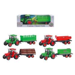 Traktor z przyczepą w pudełku mix 4 wzory 116846 ASKATO cena za 1 sztukę (6901440116846) - 1