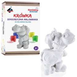 Genialny dzieciak Malowanka sensoryczna do malowania palcami - Krówka 118529 (6901440118529) - 1