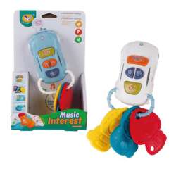 Zabawka muzyczna samochodzik z kluczykami mix cena za 1szt (6901440120157) - 1