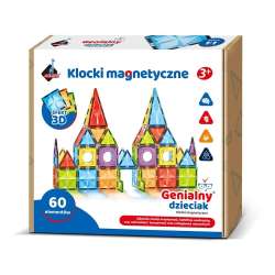 Klocki magnetyczne 60 elementów - 1