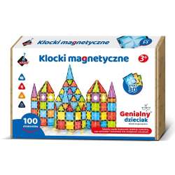 Klocki magnetyczne 100 elementów - 1