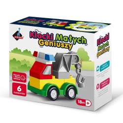 Klocki małych geniuszy Autko 6el