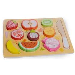 Owoce drewniane do krojenia na magnes