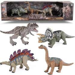 Figurki dinozaurów ruchome 4szt