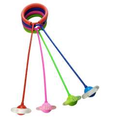 Hula hop na nogę gumowa z diodami 61cm MIX - 1
