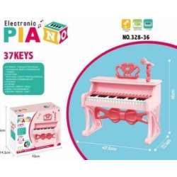 Pianino różowe z mikrofonem 328-36 (MUS8120)