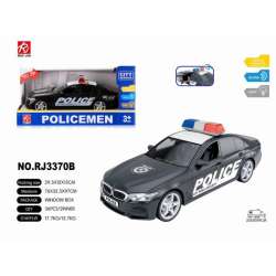 Samochód policyjny Radiowóz światło / dźwięk RJ3370B (CAR3935) - 1