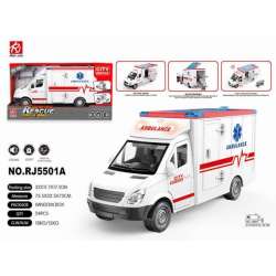 Samochód Ambulans Karetka światło / dźwięk RJ5501A (CAR6113)