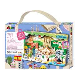 Stwórz pejzaż miejski Barcelona - puzzle drewniane - 1