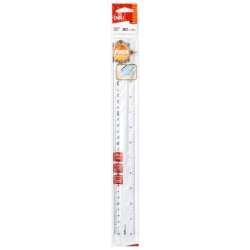 Linijka 30cm Pioner przeźroczysta DELI