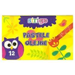 Pastele olejne 12 kolorów STRIGO (SSC027)