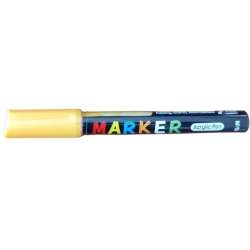 Marker akrylowy 1-2mm jasnożółty (6szt) M&G - 1