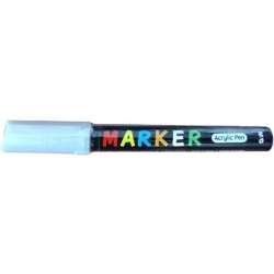 Marker akrylowy 1-2mm srebrny (6szt) M&G - 1