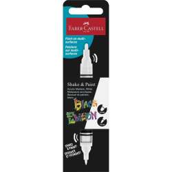 Marker akrylowy Black Edition biały FABER-CASTELL
