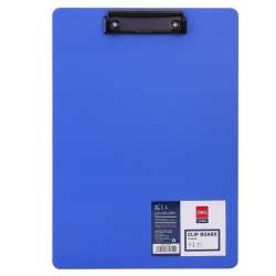 Deska z klipem A4 PP niebieska DELI