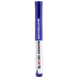 Marker permanentny 1-3 mm niebieski (10szt) M&G - 1