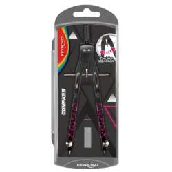 Cyrkiel KEYROAD Fast Track Fashion Printing, metalowy, zawieszka, mix kolorów (KR972472) - 1