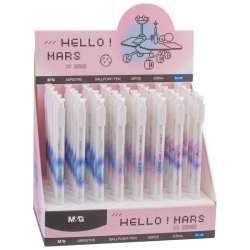 Długopis automatyczny Hello Mars niebieski (40szt) - 1