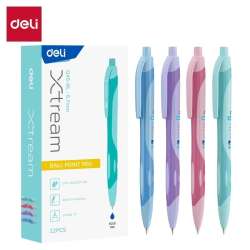 Długopis automat. 0,7mm Xtream nieb (12szt) DELI