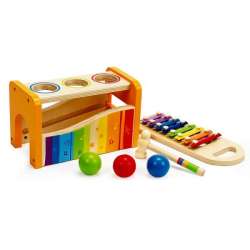 HAPE Zabawka drewniana Zestaw muzyczny ławeczka E0305 p6 (E0305 TREFL) - 1