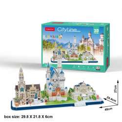 Puzzle 3D City Line Bawaria (GXP-687411) - 1