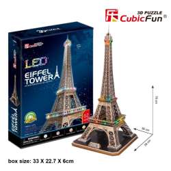 Puzzle 3D Wieża Eiffla (Światło) (L091H) - 1