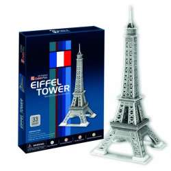 Puzzle 3D wieża Eiffla Paryż 33el. 39x16x16cm (306-20705) - 1