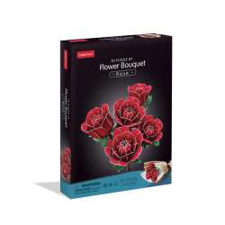 Puzzle 3D Duży bukiet kwiatów Róże - 1