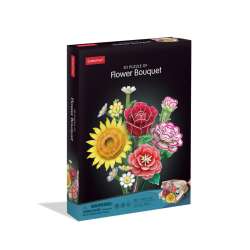 Puzzle 3D Duży bukiet kwiatów - 1