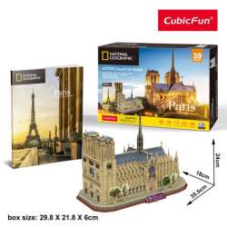 Puzzle 3D 128el Katedra Notre-Dame de Paris 0986 (306-DS0986) - 1
