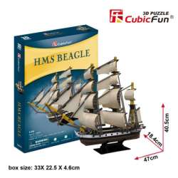 Puzzle 3D Żaglowiec HMS Beagle 16el. DANTE (306-24027) - 1