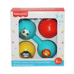 Fisher-Price Zestaw sensoryczny z dzwoneczkiem 3w1 (CFF0905) - 1