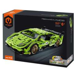 Klocki Auto wyścigowe zielone 457el