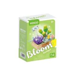 Klocki Sukulenty doniczka zielona 232el