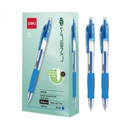 Długopis żelowy 0,5mm Arrix niebieski (12szt) DELI - 1
