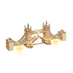 Puzzle Drewniane 3D LED Tower Bridge - 1