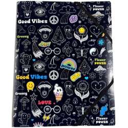 Teczka A4+ plastikowa z gumką Good Vibes