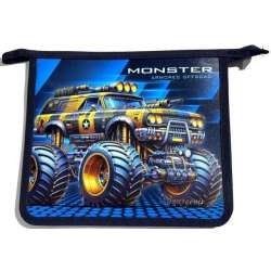 Teczka-torba A5+ zapinana na zamek Monster Truck