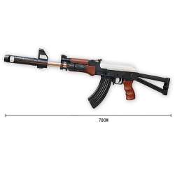 Karabin AK-47 na kulki plastikowe z laserem